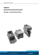 Preview for 1 page of SCHUNK PRONTO Assembly And Operating Manual