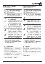 Preview for 4 page of SCHUNK SWG 10 Assembly And Operating Manual