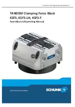 SCHUNK TANDEM KSF3 100 Assembly And Operating Manual preview