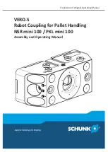 SCHUNK VERO-S NSR mini 100 Assembly And Operating Manual preview