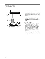 Preview for 10 page of Schweigen INGG60B Installation, Operation & Maintenance Instructions Manual