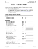 Preview for 213 page of Schweitzer Engineering Laboratories SEL-787 Instruction Manual