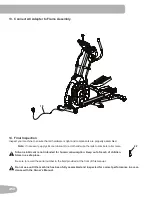 Preview for 20 page of Schwinn 430i Elliptical Assembly Manual / Owner'S Manual