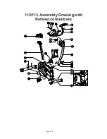 Preview for 6 page of Schwinn Fitness 112 Parts List, Full Size Hardware Chart, Product Illustration, Assembly Instructions