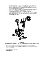 Preview for 15 page of Schwinn Fitness 112 Parts List, Full Size Hardware Chart, Product Illustration, Assembly Instructions