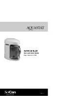 SciCan AquaStat W 10000 Use And Care Manual preview