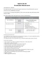 Preview for 2 page of SciCan HYDRIM C61w G4 Preventative Maintenance