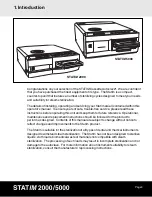 Preview for 3 page of SciCan Statim 2000 Operator'S Manual