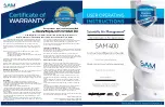 Scientific Air Management SAM 400 Instructions Manual preview