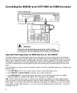 Preview for 2 page of Scientific Atlanta Explorer 8300HD Connecting Manual