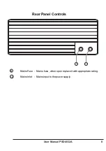 Preview for 8 page of Scientific PSD4032A User Manual