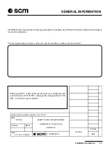 Preview for 3 page of SCM Superset 23 Manual