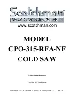 Preview for 2 page of Scotchman CPO-315-RFA-NF Manual