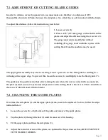 Preview for 11 page of Scotchman SU-280-G Manual