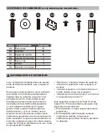 Preview for 40 page of Scott Living 0839833 Assembly / Care & Use Instructions