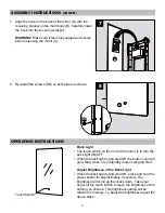 Preview for 8 page of Scott Living 1022MR-24-V01 Assembly / Care & Use Instructions