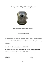 ScoutGuard SG-660 User Manual preview