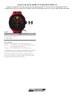 Preview for 5 page of SCUDERIA FERRARI Aero Evo Operating Instructions Manual