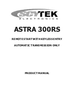 Scytek electronic ASTRA 300RS Product Manual preview