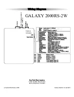 Preview for 28 page of Scytek electronic Galaxy 2000RS-2W Product Manual