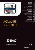 SDMO AQUALINE TR 3.60 H Instruction And Maintenance Manual preview