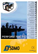 Preview for 1 page of SDMO PERFORM 7500 T Idea Instruction And Maintenance Manual