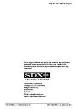 Preview for 24 page of SDX Audio 39HTN00026PEA Manual