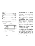 Preview for 4 page of SDX Audio MRDP-C01 User Manual And Installation Instructions