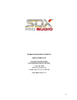 Preview for 11 page of SDX Audio PK11210 Installation And Owner'S Manual