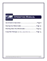 Preview for 7 page of Sea Clear G-20 User Manual