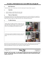 Preview for 2 page of Sea Tel Cosel 150W Quick Start Manual