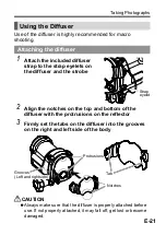 Preview for 22 page of Sea&Sea YS-01 SOLIS Instruction Manual