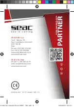 Preview for 52 page of Seac Sub PARTNER Manual