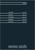 Preview for 2 page of Seac Sub SHOT Instructions Manual