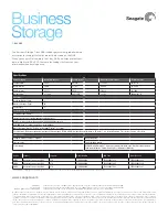 Preview for 2 page of Seagate Business Storage 1-Bay NAS Datasheet