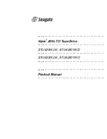 Seagate STU42001LW Viper Product Manual preview