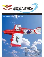 Seagull cassutt 3M Racer Assembly Manual preview