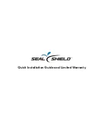 Seal Shield S103x Quick Installation Manual And Limited Warranty preview