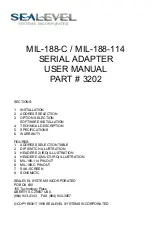 Preview for 1 page of SeaLevel MIL-188-C User Manual