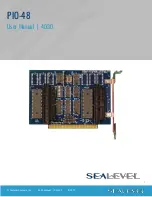 SeaLevel PIO-48 User Manual preview