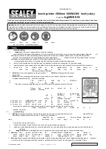 Sealey bg200/99.V3 Instructions preview