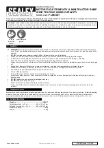 Preview for 1 page of Sealey FLR680T Instructions