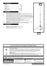 Preview for 2 page of Sealey LED103 Instructions