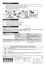 Preview for 4 page of Sealey PC35230V Instructions