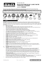 Sealey Roadstart RS105B Instructions preview