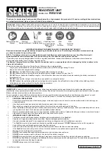 Sealey RS125.V4 Instructions preview