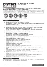 Preview for 1 page of Sealey SA674 Quick Start Manual