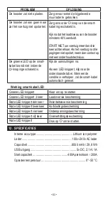 Preview for 63 page of Sealey SL65S Owner'S Manual