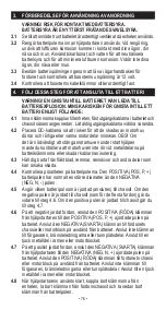 Preview for 76 page of Sealey SL65S Owner'S Manual