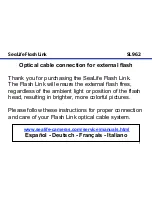 Preview for 2 page of Sealife SL962 Instruction Manual